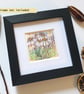 Miniature - Echinacea Coneflowers drawing, original art, original floral mini - Image 6