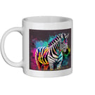 Watercolour Zebra 1 - Bright, Vivid Wildlife Mug