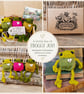 Three Handmade Froglets in a Gift Box - Friendship Gift - Frog Lover Present - Image 6