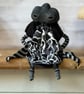 Storm Cloud Miniature Spun Cotton Art Doll