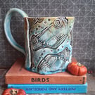 Xl classic car mini mug Ceramic handmade coffee mug 