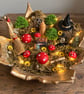 Enchanted Witch's Woodland – Light Up Miniature Witch Garden Diorama