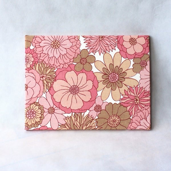 Vintage Floral Canvas Art Folksy