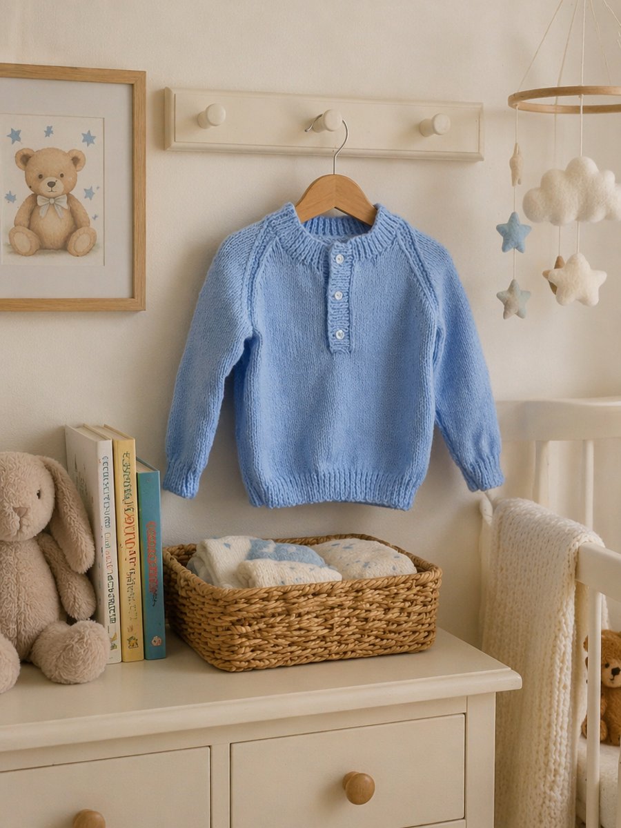 Blue Jumper Cardigan 12 - 18 Months 