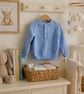 Blue Jumper Cardigan 12 - 18 Months 