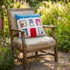 Knitting Pattern for Pretty House Cushion
