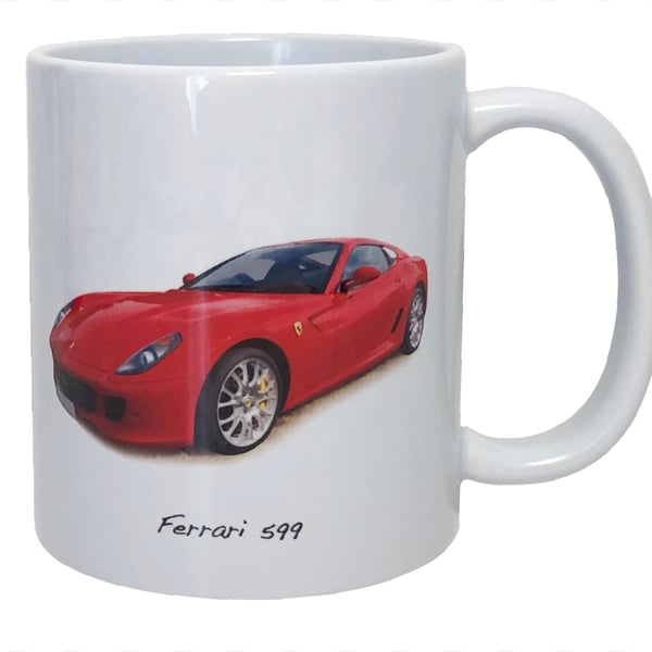 Ferrari 599 - 11oz Ceramic Mug for the Italian Car Enthusiast