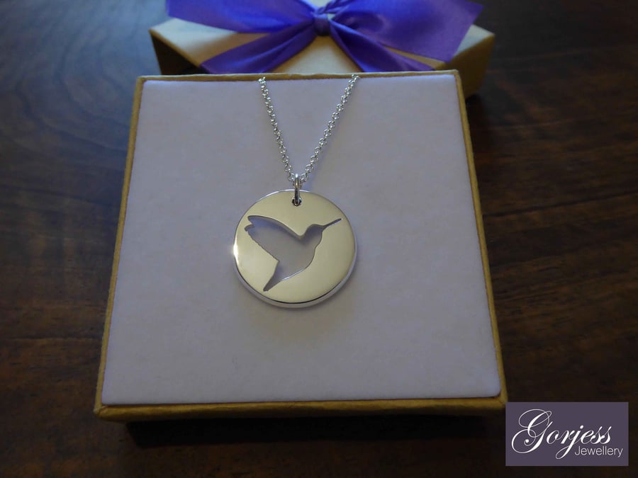 Handmade Hummingbird Necklace