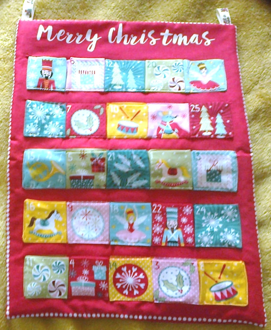Fabric ADVENT CALENDAR The Nutcracker Advent Calendar 