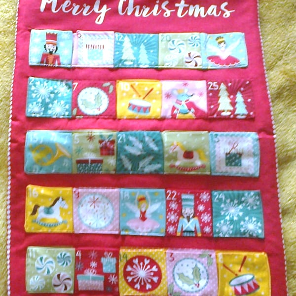 Debbie Fabric ADVENT CALENDAR The Nutcracker Advent Calendar 