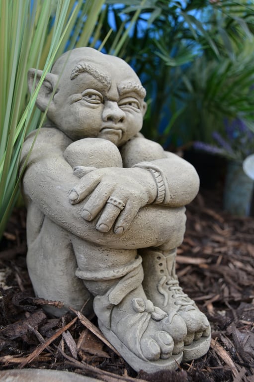 Hugo the Watchman Gargoyle Stone Garden Ornament