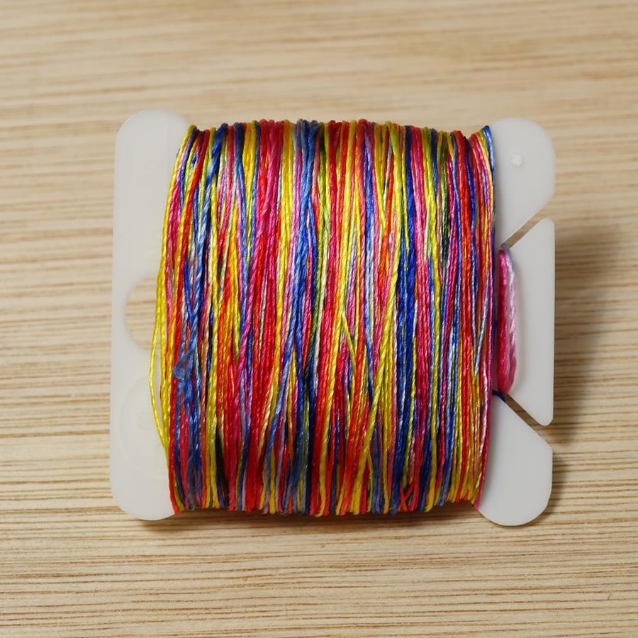 OOAK Primaries - 100m, Handdyed Embroidery Silk