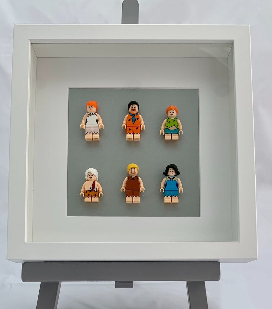 The Flintstones Mini Figures Framed Picture 
