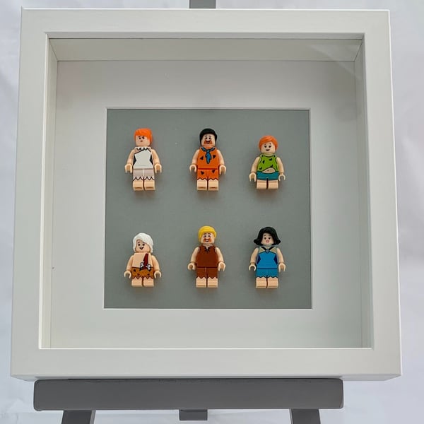 The Flintstones Mini Figures Framed Picture 