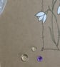 Snowdrops on Kraft Card  Birthday Card - Image 9