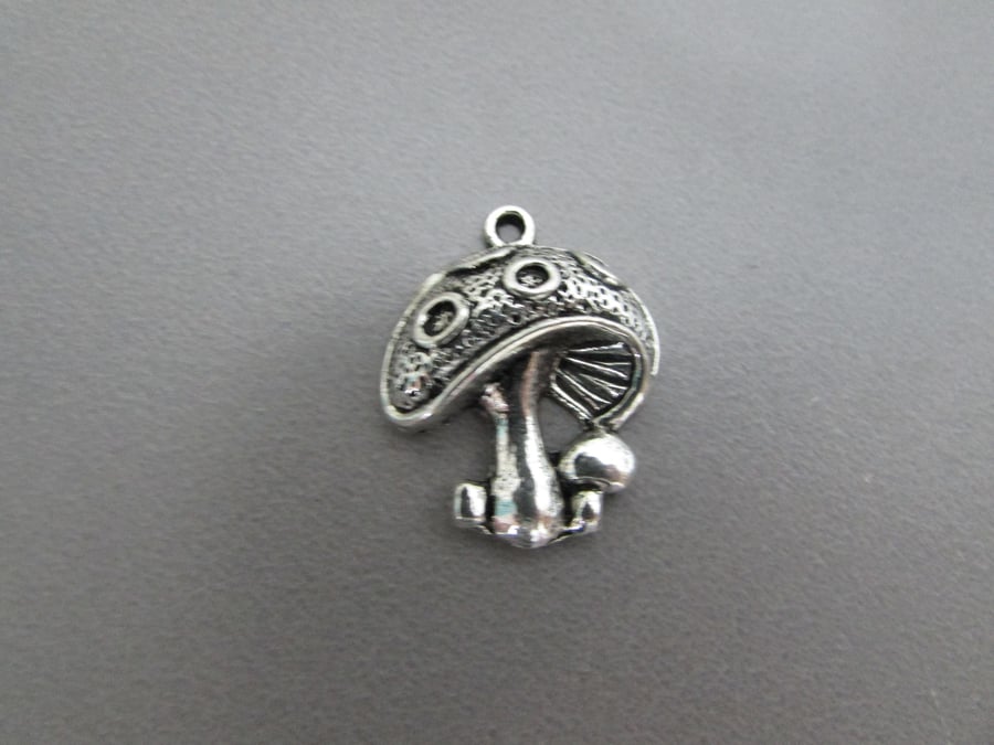 Toadstool Mushroom Fungi Tibetan silver Jewellery Charm