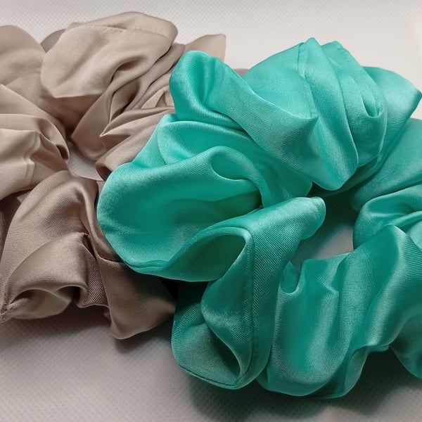 Satin scrunchies 