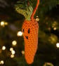 Crochet mince pie and carrot decoration set.  - Image 2