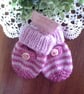 Baby Girl's Mittens  6-12 months size - Image 2