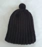 Tea Cosy for Le Creuset Medium Grand 1.3L Tea Pot, Hand Knitted, Solid Black - Image 6