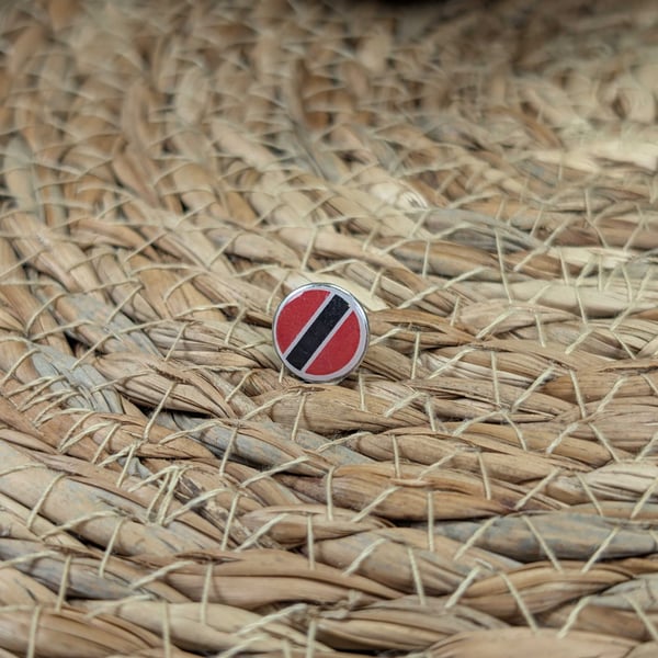 Trinidad and Tobago Flag Map Pin – Caribbean Travel Map Push Pin for Wooden Maps