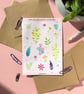 Wildflower Watercolour Sticker Sheet, Eco Friendly - Image 7