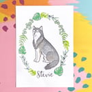 A5 Custom Watercolour Pet Portrait 