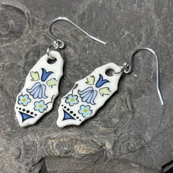 Handmade Earrings, Sterling Silver, Eco Gifts, Unique Jewellery.