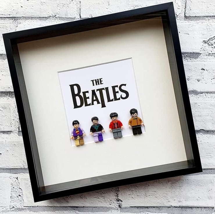 The Beatles Lego Frame - Folksy