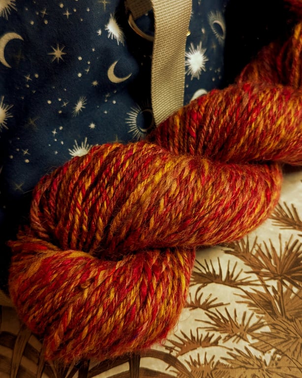 Medina hand spun yarn – Corriedale and silk