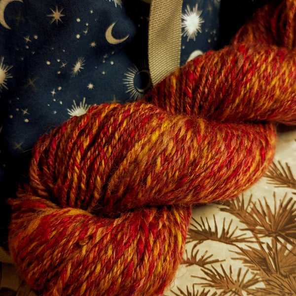 Medina hand spun yarn – Corriedale and silk