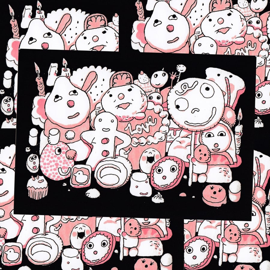 Sweets print by bongougobango