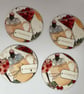 Celebrate with Cocktails Wooden Coasters set of 4