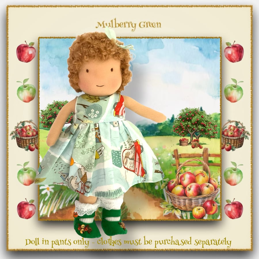 Reserved for Norma - Doll - Maisy Maydew - a handcrafted Mulberry Green doll