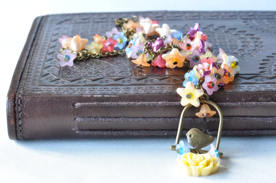 Floral Lullaby Flower Bead Necklace