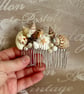 Handmade Seashell Hair Comb – Coastal Mermaid Hair Accessory - Image 7