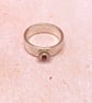Handcrafted Sterling Silver Pink Tourmaline Flower Ring - Image 5