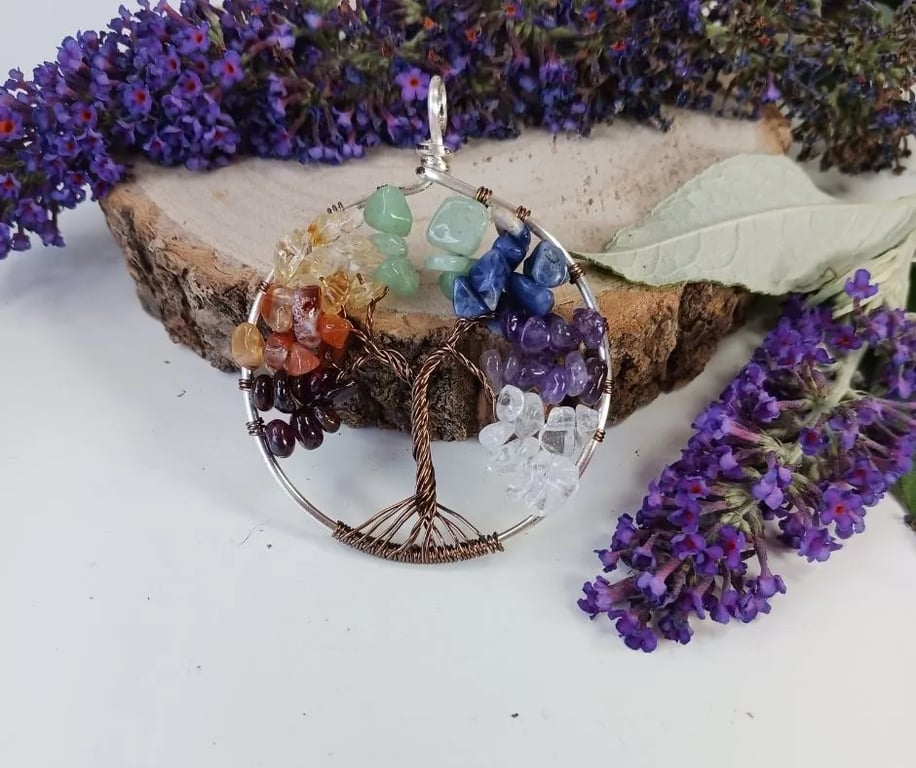 Chakra Tree Of Life Necklace
