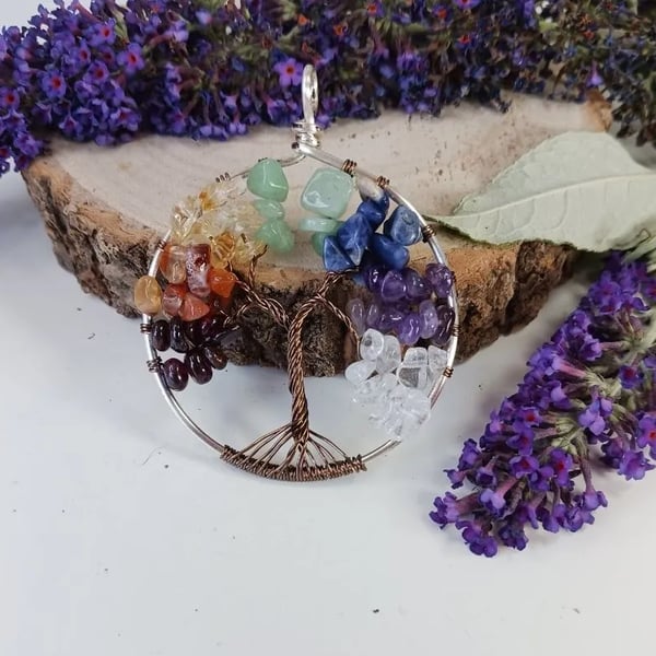 Chakra Tree Of Life Necklace