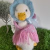 Jemima Puddle-duck, Dotpebblesknits Design, Knitted White Duck