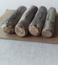 Four driftwood toggle buttons, chunky natural wood buttons - Image 5