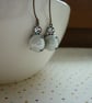 PEARL, CRYSTAL RHINESTONE AND SILVER BIB STYLE NECKLACE.  1030 - Image 5