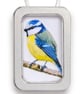 Bluetit, little 3D fabric Blue tit, Blue tit picture, gift, ornament - Image 1