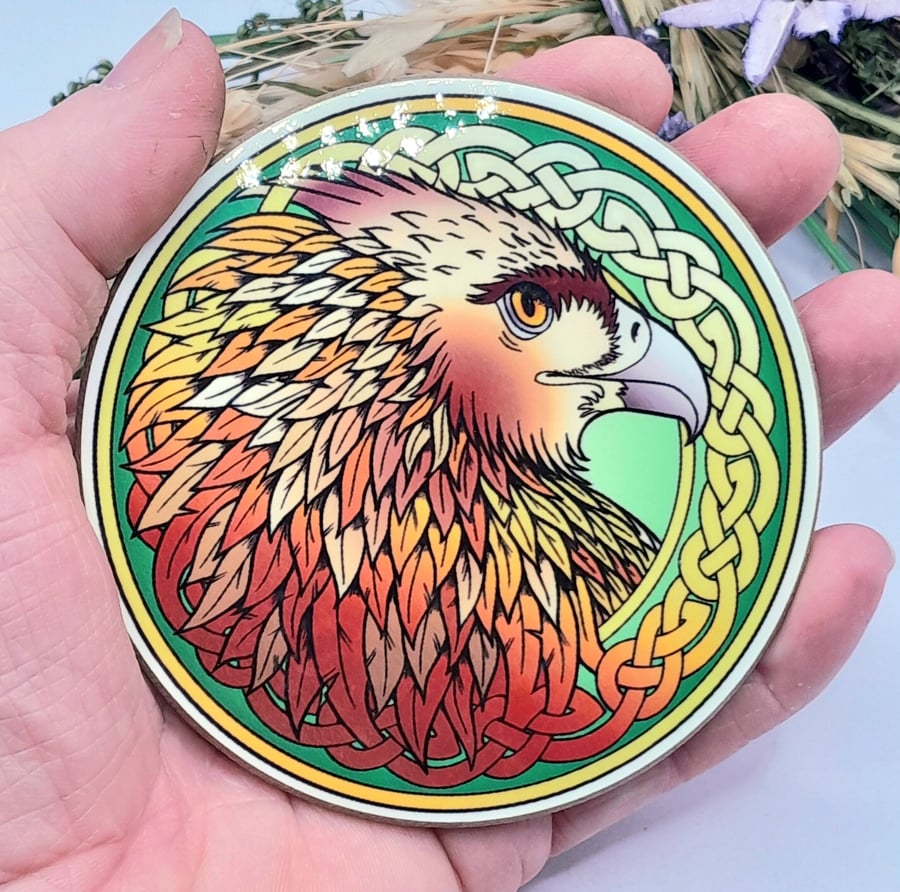 Eagle Celtic Knot Coaster