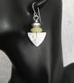 Sterling silver and jasper Shovel earrings - Image 5