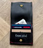 Bicycle Inner Tube Wallet - Red Stitching - Holds Notes and Multiple Cards - Image 3