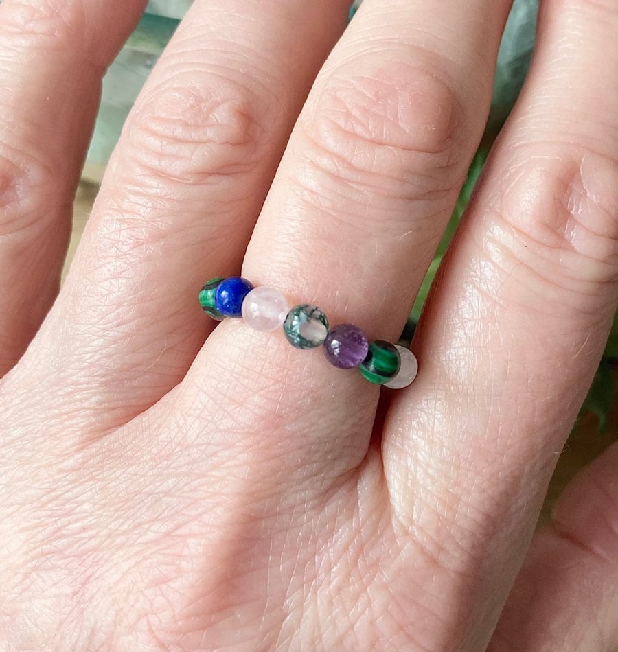 Gemstone Ring for Childbirth 