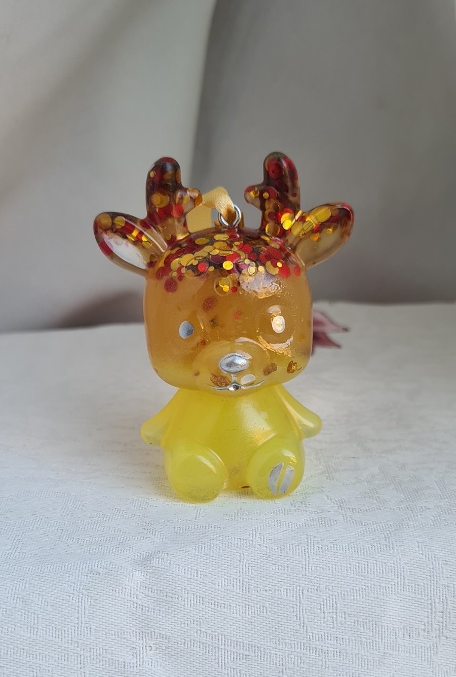 Clementine The Christmas Reindeer - Cute Hanging Decoration