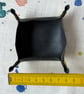 Small Tray made from Bicycle Inner Tubes - Gold Coloured Rivets - Super Seconds - Image 6