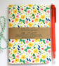 British wildflowers- hand bound recycled notebook - Image 1